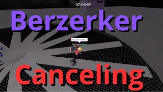 roblox black magic berzerker canceling [upl. by Milissent]