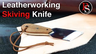 Making A Leatherworking Skiving Knife From Scratch  Knifemaking [upl. by Auop3]