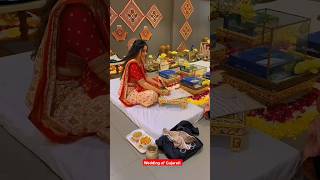 કંકોત્રી લેખન🌸 wedding lagan ladaki rasam weddingceremony weddingritual shots trending [upl. by Karlotta]