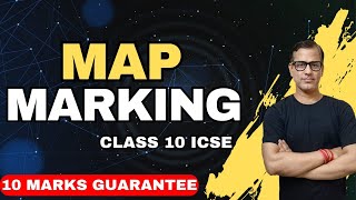 Map Marking ICSE Class 10  Map Pointing Class 10 ICSE  Geography 2024  sirtarunrupani [upl. by Naginarb]