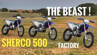 SHERCO 500 SEF FACTORY 2023 4K [upl. by Anerys]