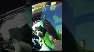 sovereign citizen learns hard lesson on traveling Cop Breaks Window [upl. by Lalib]