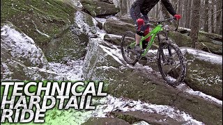 TECH TRAIL ON THE HARDTAIL  mountain bike film [upl. by Dj]