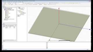 HFSS Tutorial  Modelling a Patch Antenna [upl. by Shela]