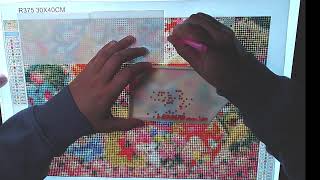 Rilassati con questo video Asmr Diamond Painting La creazione dei Pokémon diamondpainting [upl. by Kyle]