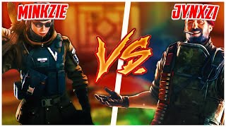 JYNXZI vs MINKZIE 1v1 Rainbow Six Siege [upl. by Arihay708]