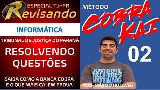 02  RESOLVENDO QUESTOES DE INFORMATICA  TJPR [upl. by Proudman]