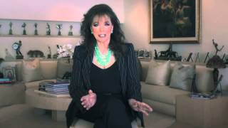 Jackie Collins Introduces Her Book DEADLY EMBRACE [upl. by Leicester341]