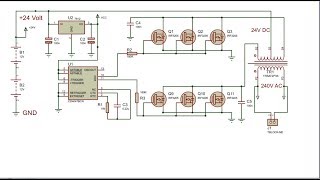 Powerful 1000 Watt inverter with CD4047 and IRF3205 Power MOSFET [upl. by Occor]