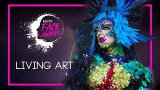 Nyx Face Awards Italy 2019  Living Art  Chimera  La Petite Noire [upl. by Airemahs]