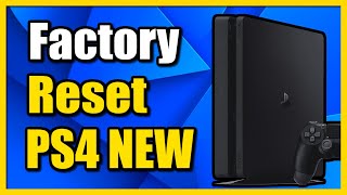 How to Factory Reset PS4 from Safe Mode Initialize PS4 [upl. by Ahtilat]