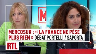 Mercosur  quotLa France ne pèse plus rienquot Débat Florence Portelli  Isabelle Saporta [upl. by Ferna]