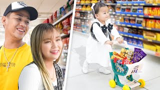 First Grocery Shopping ni Baby Lakeisha  Carlyn Ocampo [upl. by Eirrac]