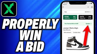 How To Properly Win A Bid On Stockx 2024  Easy Fix [upl. by Leicester]