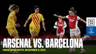 HIGHLIGHTS  Arsenal vs Barcelona  UEFA Womens Champions League 20212022 [upl. by Blodgett]