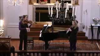 Hindemith  Duo for violin and clarinet  Vivezza Trio [upl. by Eelannej]