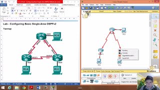 5119 Lab  Configuring Basic SingleArea OSPFv2 [upl. by Catlee173]