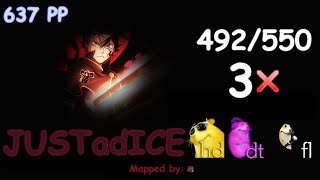 JUSTadICE HDDTFL 492550x 3 miss 637pp [upl. by Jone]