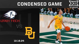 Utah Tech vs Baylor Condensed Game  202425 Big 12 Womens Basketball [upl. by Petula]