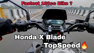 2017  Honda X Blade BS4 TopSpeed  Old Is Gold 🔥 [upl. by Devora]