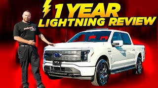 F150 LIGHTNING  1 YEAR REVIEW [upl. by Nlocnil]