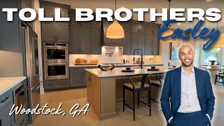 Inside the Easley by Toll Brothers  Luxury Model Home Tour in Woodstock GA  5 beds  55 baths [upl. by Zak805]