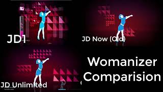 Just Dance Comparision Womanizer [upl. by Enaillil]