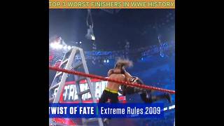 TOP 3 WORST WWE FINISHERS shorts shortsfeed wwe [upl. by Greg308]