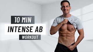 10 MIN INTENSE AB WORKOUT  Six Pack Abs At Home No Equipment [upl. by Dnalwor]