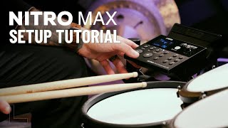 Alesis Nitro Max Setup Tutorial  Alesis Drums [upl. by Elawalo]