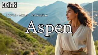 Aspen Colorado A Winter Wonderland and Fall Foliage Paradise  4K Travel Film [upl. by Nabila]