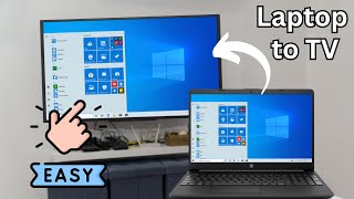 How to Connect amp Mirror Laptop Screen on Any Smart TV Wirelessly No App [upl. by Ok257]