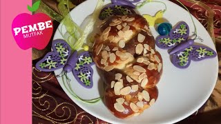 Kakaolu Üzümlü PASKALYA CÖREĞI TARIFI Hefezopf Rezept [upl. by Yesrod]