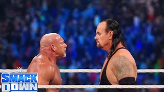 WWE December 142023  Undertaker Vs Goldberg  SmackDown Live Full Match [upl. by Ilise299]