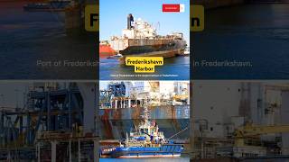 Frederikshavn Harbor sea harbor marine ship shipbreaker shipbreaking vessel old [upl. by Paine]