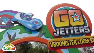 Go Jetters Vroomster Zoom Ride at CBeebies Land Alton Towers [upl. by Nwahser620]