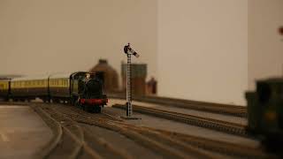 MSE GWR semaphore signal with servo drive and bounce [upl. by Letch]