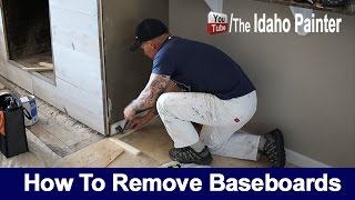 How To Remove Baseboards TIPS REMOVING SKIRTING [upl. by Klotz21]