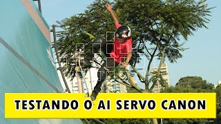 testando o modo AI Servo Canon [upl. by Akinek]