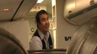 Hilarious WestJet Staff [upl. by Trebliw]