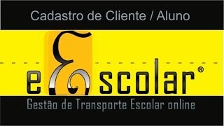 Gestão de Transporte Escolar  Cadastro de Cliente amp Aluno [upl. by Ittap]