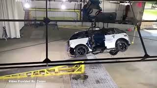 Canoo Muscle van crash tests [upl. by Far]