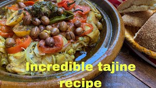 Chicken 🍗tajine recipe with simple ingredients 🇲🇦 🇲🇦طاجين سوسي بالدجاج [upl. by Wirth]