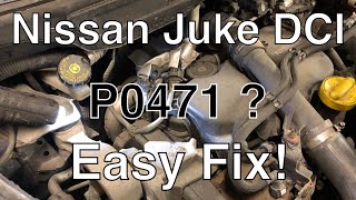 Nissan Juke P0471 fault code How to Easily Fix [upl. by Cram977]