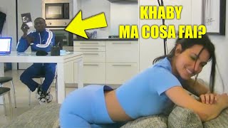 REAGISCO ALLO SCHERZO DELLE IENE a KHABY LAME  CHE SITUAZIONE IMBARAZZANTE [upl. by Keldah898]