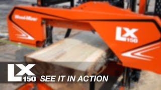 LX150 Twin Rail Portable Sawmill in Action  WoodMizer [upl. by Benedikt]