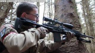 Airsoft War WE M14 EBR Enhanced Battle Rifle Problems HD [upl. by Schoof]