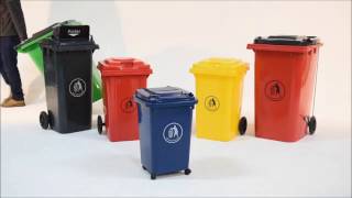 Wheelie Bins with Optional Lids [upl. by Axia518]