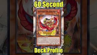 60 Second TriBrigade Fire King Deck Profile yugioh shorts [upl. by Chesna]