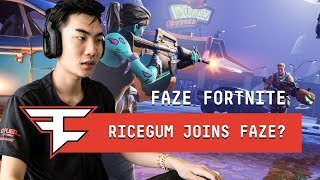 RiceGum Joins FaZe Fortnite [upl. by Terhune]